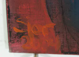 Sjer Jacobs - Acryl op doek, Tweeluik (twee figuren) kopen? Bied vanaf 200!