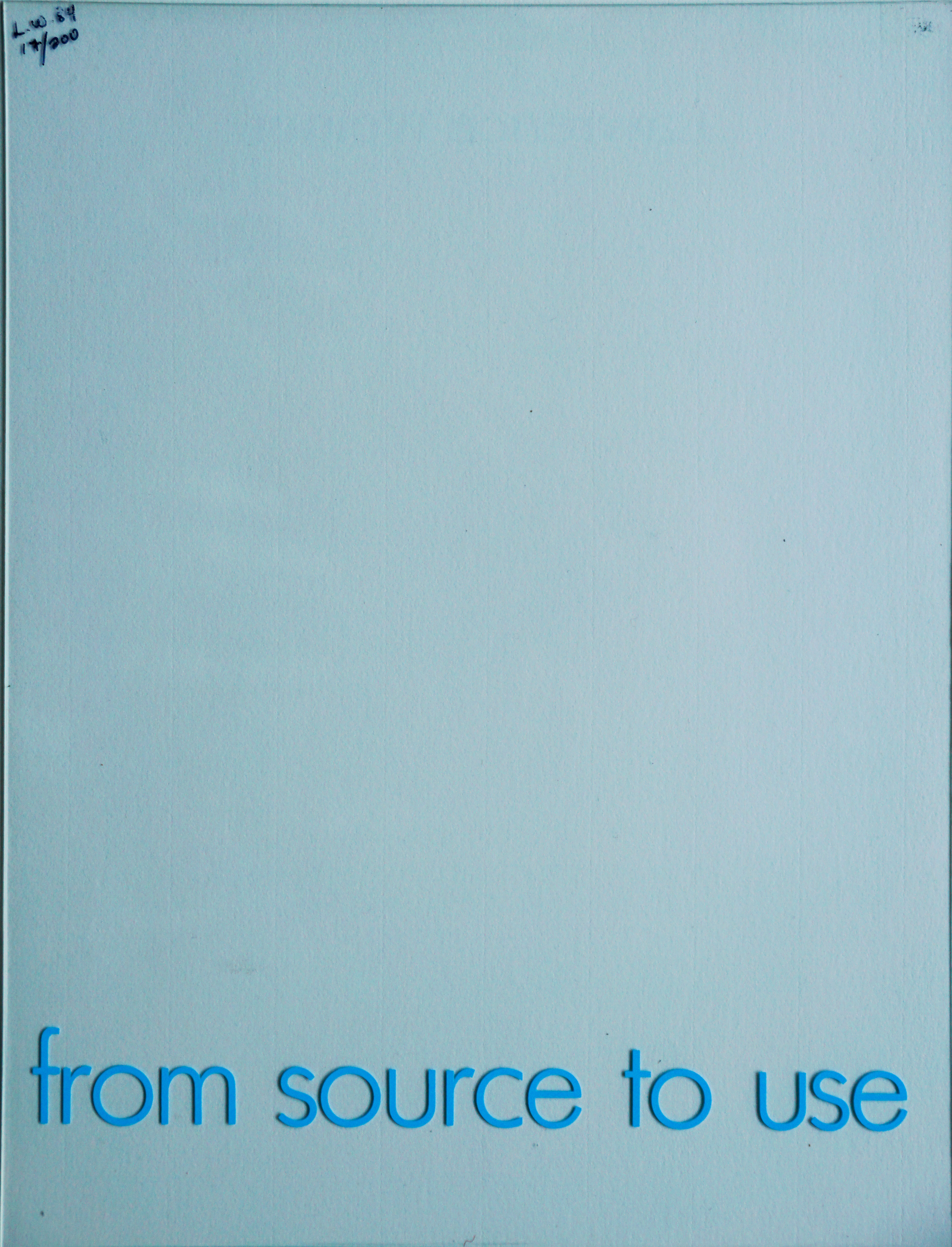 Lawrence Weiner - From Source to use kopen? Bied vanaf 125!