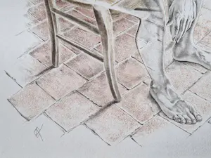 Czanara - Realistische Ets & Aquatint op textiel "La Ville dont le Prince est un en enfant kopen? Bied vanaf 45!