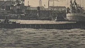 Maarten Langbroek - Havengezicht aan het IJ, Amsterdam kopen? Bied vanaf 45!