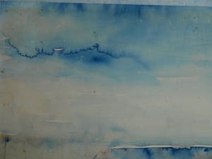 Niet of onleesbaar gesigneerd - Aquarel, “Zonder titel” – gesigneerd kopen? Bied vanaf 1!