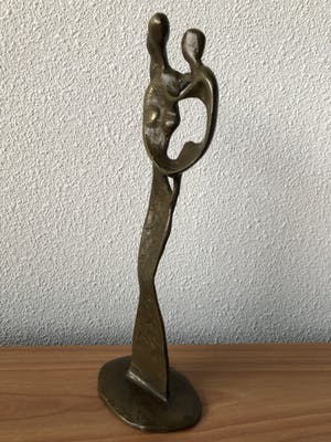 Brons (Onbekend) - Prachtig bronzen beeld " MOEDER MET KIND " LAATSTE KANS !!!!!!! kopen? Bied vanaf 20!