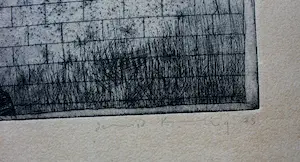 Niet of onleesbaar gesigneerd - 8 werken: ets, aquarel, houtsnede, linosnede kopen? Bied vanaf 1!