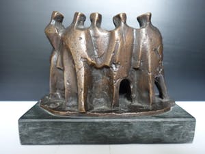 Brons (Onbekend) - Zwaar bronzen beeld . kopen? Bied vanaf 155!