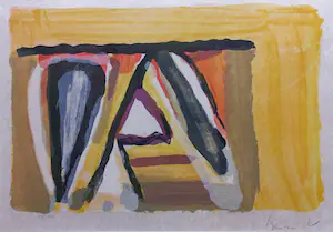 Bram van Velde - ingelijste gesigneerde kleuren litho - MP235 - 1976 kopen? Bied vanaf 395!