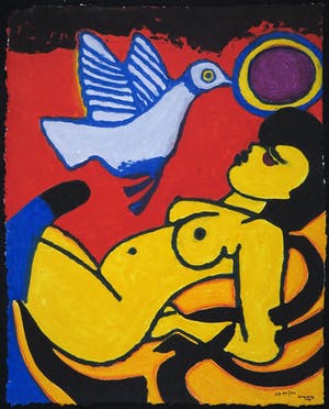 Corneille - Carborundum op geschept papier, Oh Colombe (Groot) kopen? Bied vanaf 500!