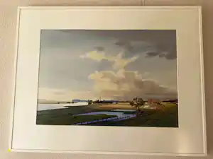 Gerrit Neven - Nederrijn bij Wijk bij Duurstede verkocht voor € 500!