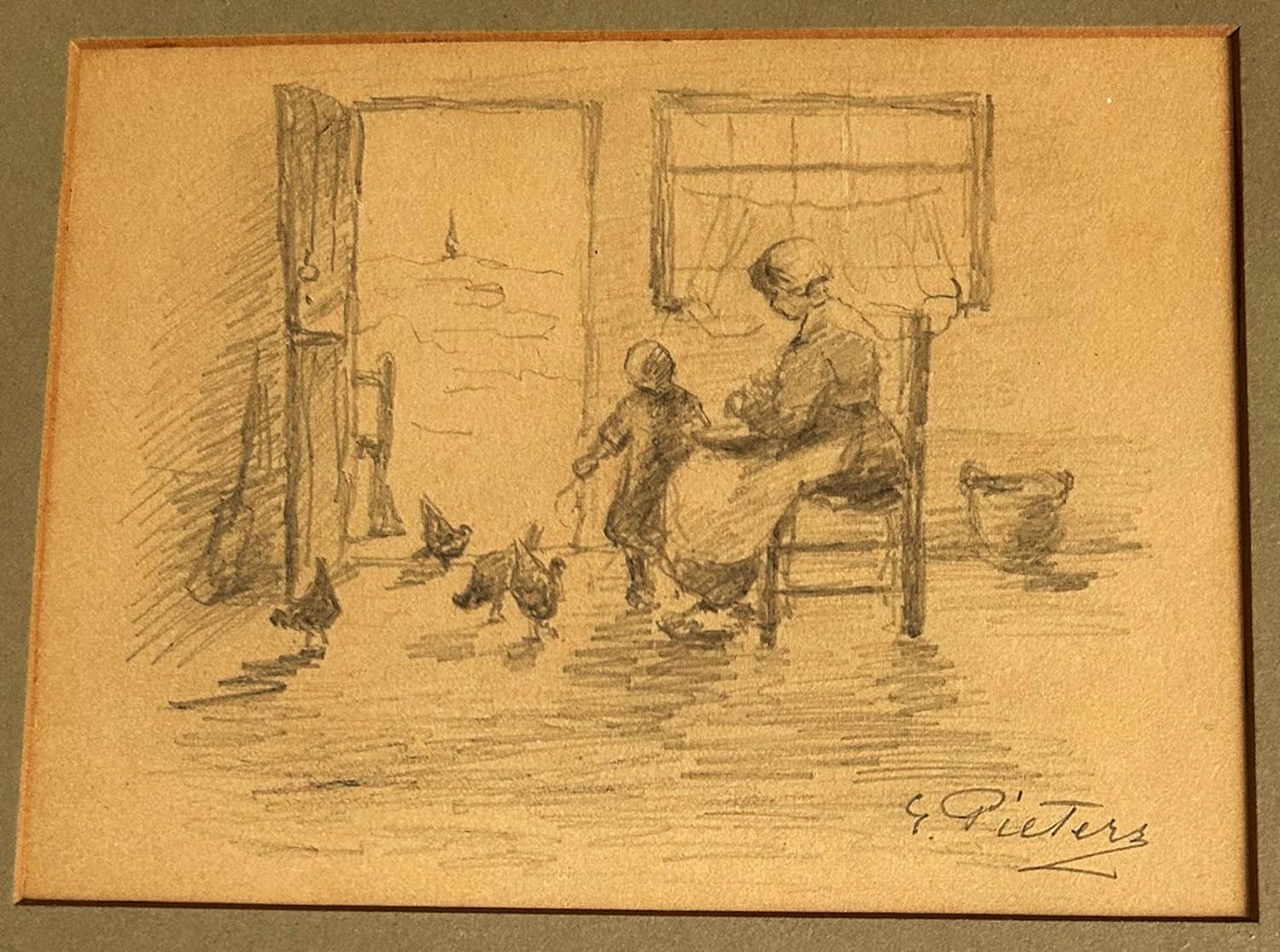 Evert Pieters - Boereninterieur verkocht voor € 50!