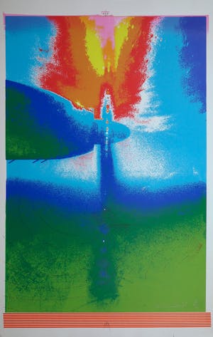 Henk van der Vet - Zeefdruk, Zonder titel (Groot) kopen? Bied vanaf 1!