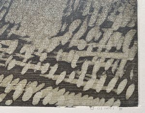 Willem de Vries - Houtsnede - 'Panorama VI' - 1986 kopen? Bied vanaf 50!