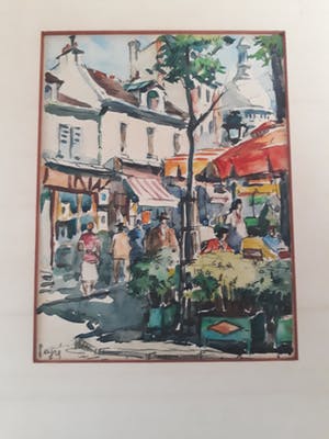 Niet of onleesbaar gesigneerd - montmartre place du tertre kopen? Bied vanaf 10!