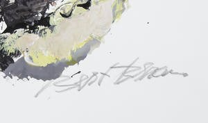 Bert Braam - Gemengde techniek op papier, Lot van twee abstracte composities kopen? Bied vanaf 1!