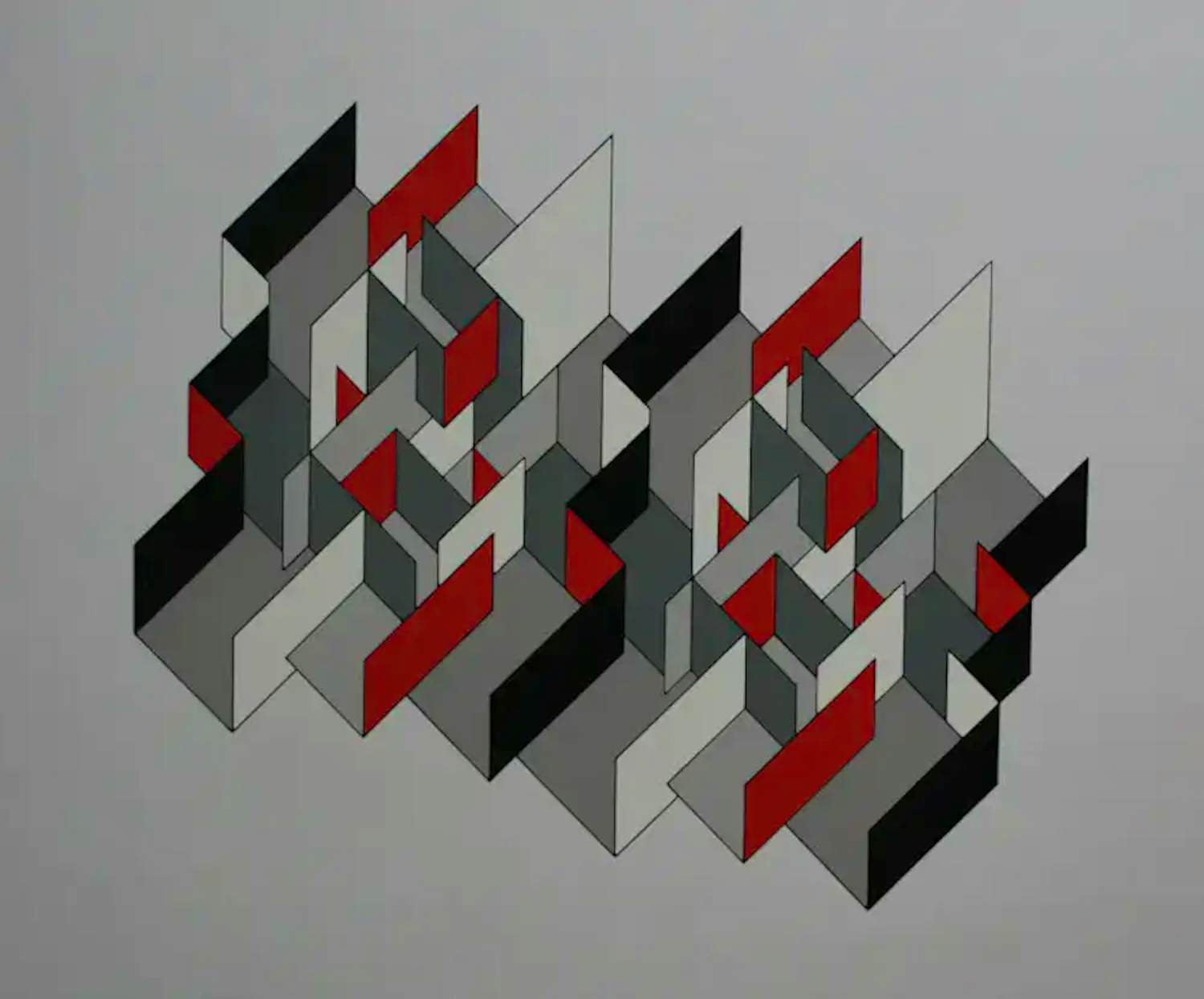 Buy Joost Baljeu - Zeefdruk: abstract -1974? Bid from 350!