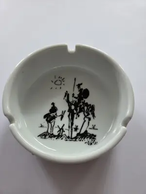 Pablo Picasso - Don Quixote. Asbak. Uitgave 1999. kaufen? Bieten Sie von 20!