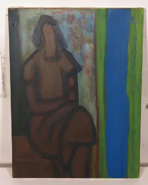 Janus Nuiten - Lot van zes schilderijen en 1 tekening kopen? Bied vanaf 100!