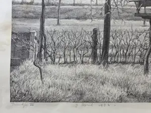 Aart van Dobbenburgh - Tuintje. 1932. kopen? Bied vanaf 20!