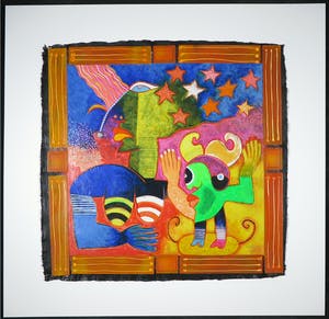 Clemens Briels - Zeefdruk en collage, Algunas gente... (Groot) kopen? Bied vanaf 100!