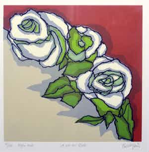 Fon Klement - La Vie en Rose - Boardsnede op papier verkocht voor € 50!