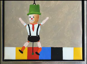 Dirk Bakker - set van 2 olieverfschilderijen - in baklijst kopen? Bied vanaf 79!