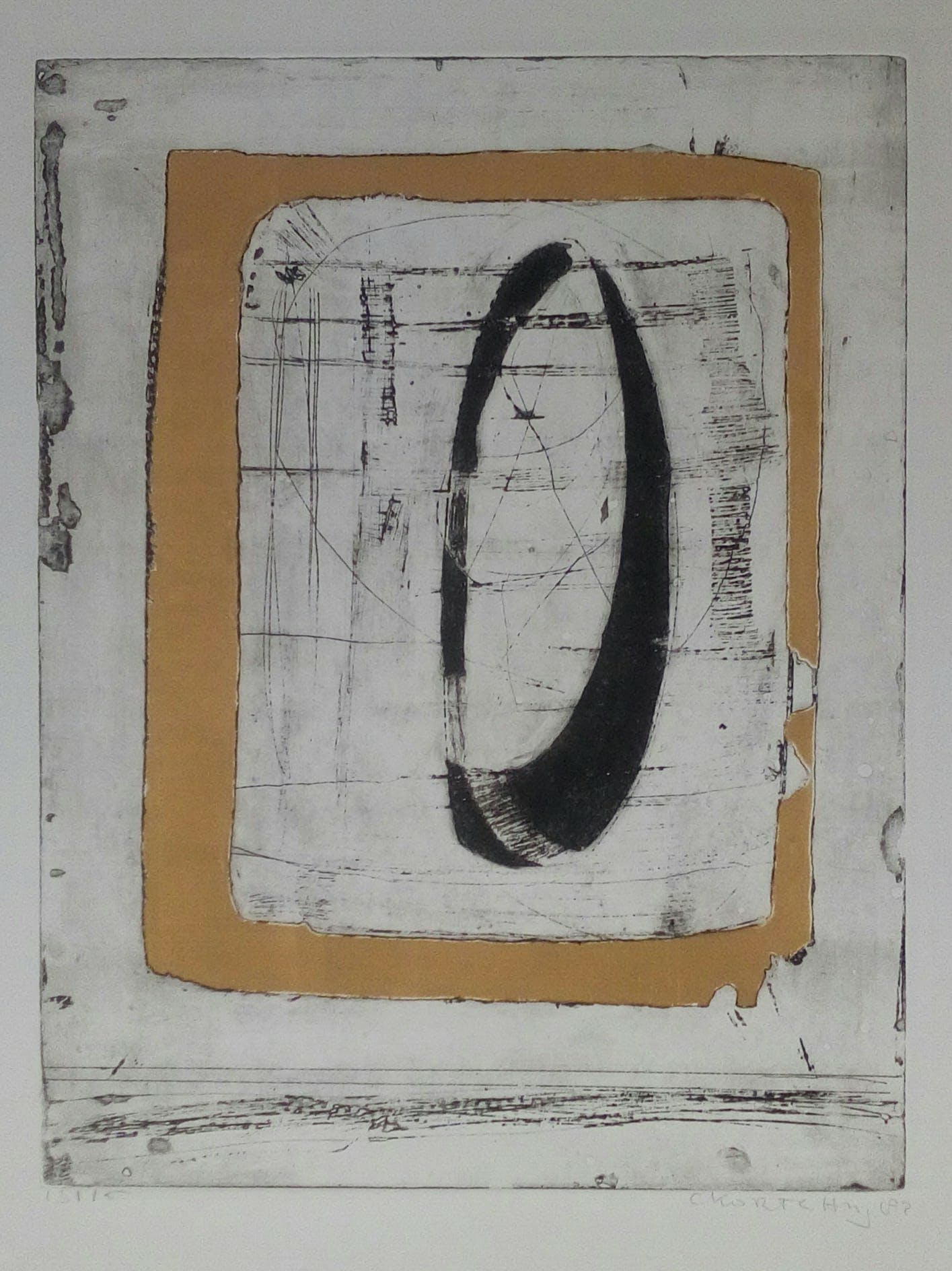 Cees Kortlang - ets, Prisoner of the wind verkocht voor € 55!