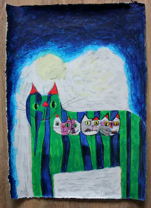 Franz Lauter - zeefdruk: It's all in the family - 2002 kopen? Bied vanaf 75!