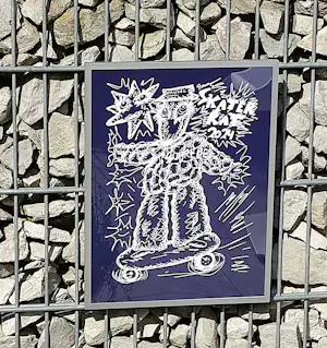 Bjarne Melgaard - Skater Rat Black – handsigniert + nummeriert kopen? Bied vanaf 220!