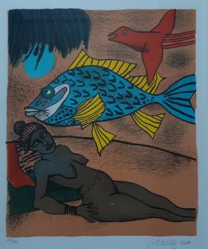 Corneille - " Mémoire de Cuba " zeefdruk uit 2000 kopen? Bied vanaf 160!