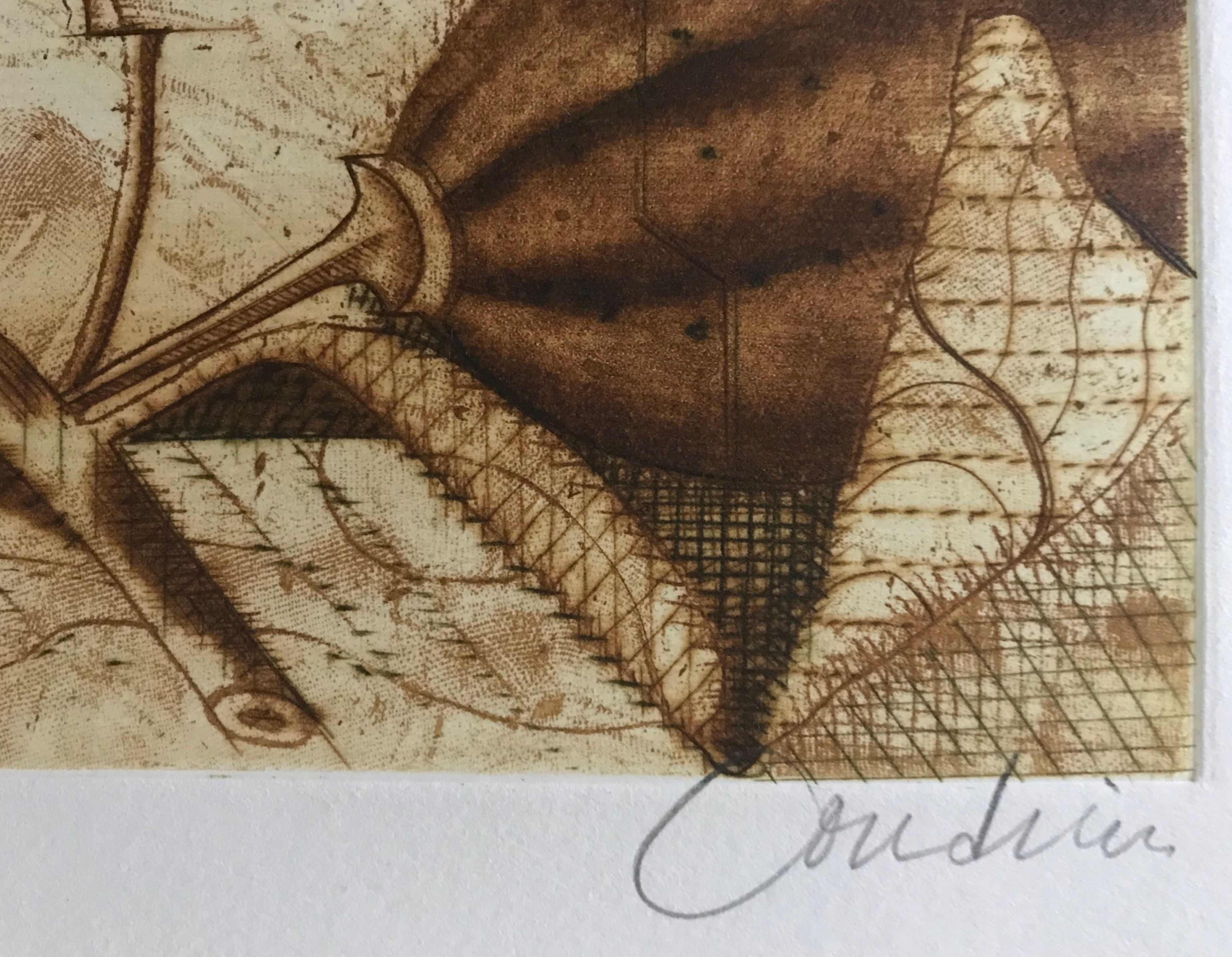 Brigitte Coudrain - Mooie kleurenets - Gesigneerd kopen? Bied vanaf 25!