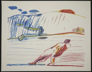 Pieter Defesche - Litho, Zonder titel kopen? Bied vanaf 1!