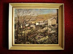 Joseph Raphael - sterk impressionistisch geschilderd omstreeks 1920 geschilderd landschap - ges. verkocht voor € 680!