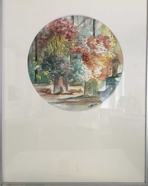 Herman Ouboter - Aquarel bloemen kopen? Bied vanaf 45!