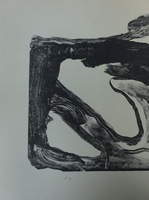 Bram van Velde - Zonder titel MP19 ingelijst kopen? Bied vanaf 250!