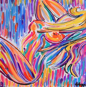 Elena Polyakova - Nude composition - 2 x werken kopen? Bied vanaf 145!