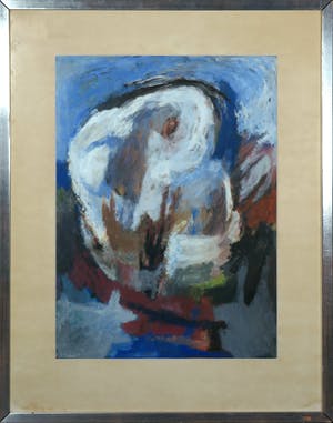 Buy Leo Schatz - Gouache, Abstracte compositie - Ingelijst? Bid from 100!