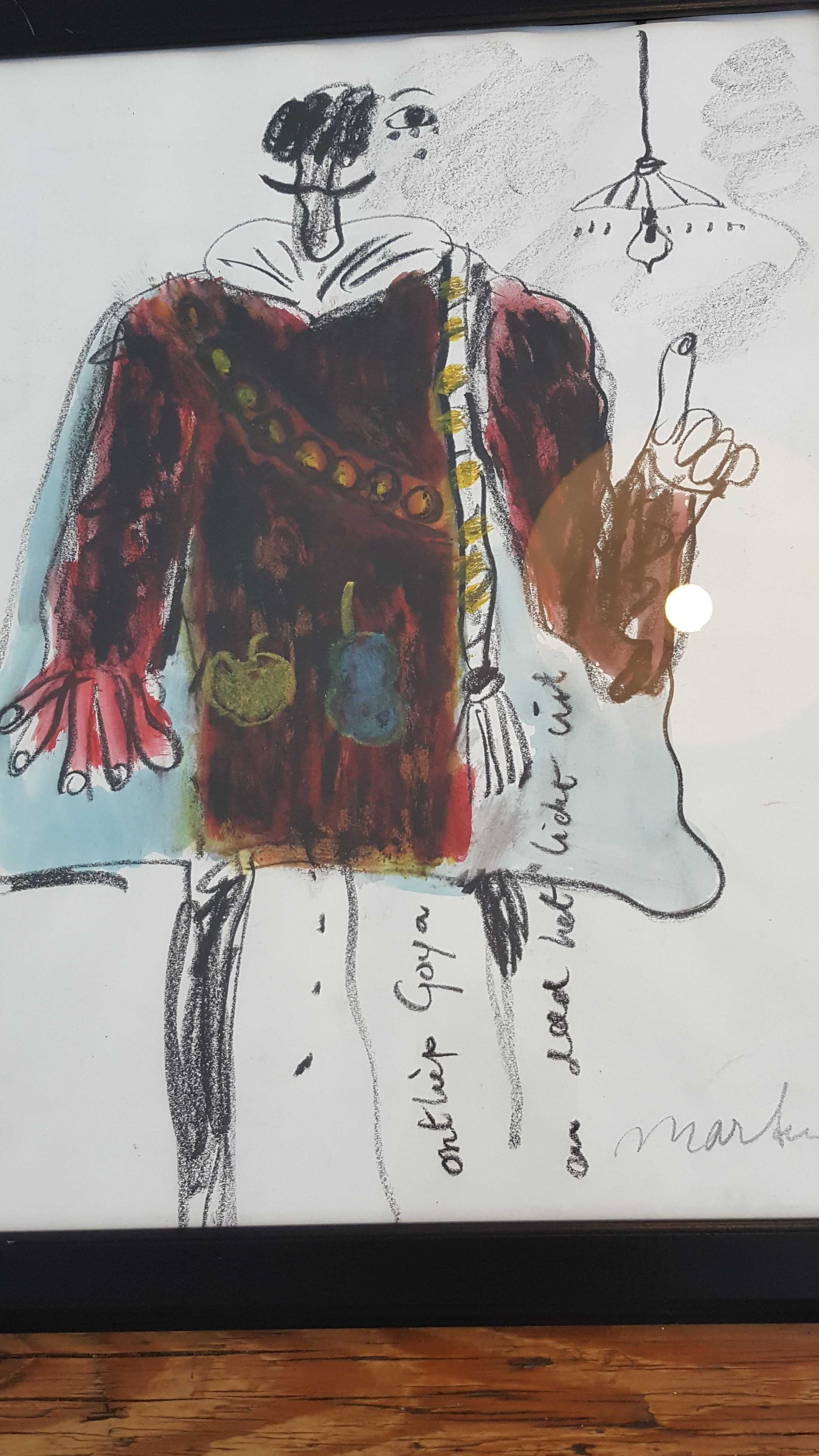 Anton Martineau - gouache op papier kopen? Bied vanaf 150!