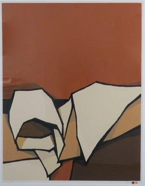 Fon Klement - Gemengde techniek op board (115 x 90 cm), Déploiement (‘Inzet’) – 1977 kopen? Bied vanaf 225!
