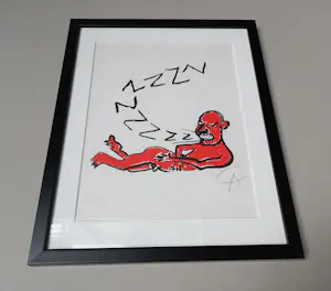 Alexander Calder - Lettera Z Photolithographie 1974 Bolaffi Arte signiert, gerahmt kaufen? Bieten Sie von 149!