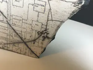 Niet of onleesbaar gesigneerd - Raku keramiek met “installatieschema” kopen? Bied vanaf 1!