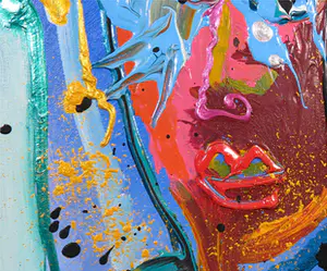 Henk Klinkhamer - Acryl op doek, Arbeiders II kopen? Bied vanaf 150!