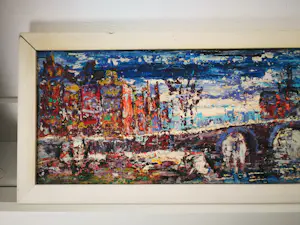 Arnoldus Oldenhave - Amsterdam. Stadsgezicht. Gracht. kopen? Bied vanaf 119!