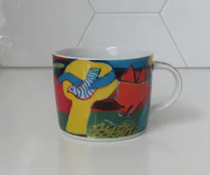 Corneille - Vier koffie kopjes decor l'ete commençant kopen? Bied vanaf 22!