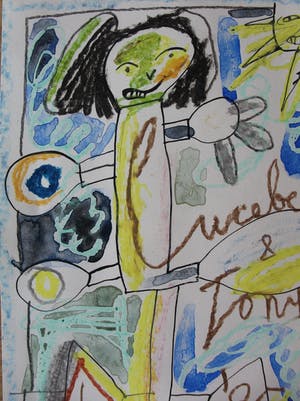 Lucebert - met de hand ingekleurde litho - 1984 kopen? Bied vanaf 225!