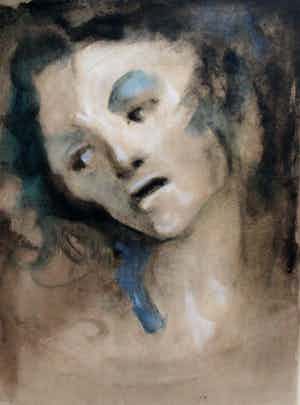Leonor Fini - ingelijst litho: Visage verkocht voor € 55!
