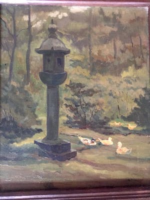 Leo Stracke - Eenden in het bos - Olieverf op doek kopen? Bied vanaf 40!