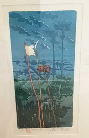 Sjoerd Bakker - C3340-13, abstract landschap kopen? Bied vanaf 45!