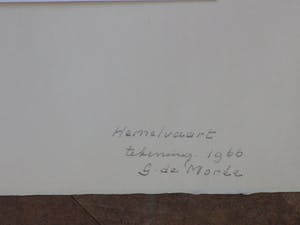 Gerrit de Moree - Hemelvaart - Tekening kopen? Bied vanaf 1!