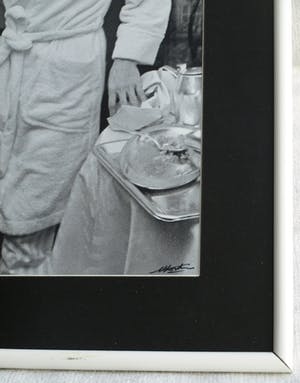 Nico Koster - Foto, John Lennon & Yoko Ono - Hilton Hotel tijdens de 'Bed-in for Peace' in '69 kopen? Bied vanaf 175!