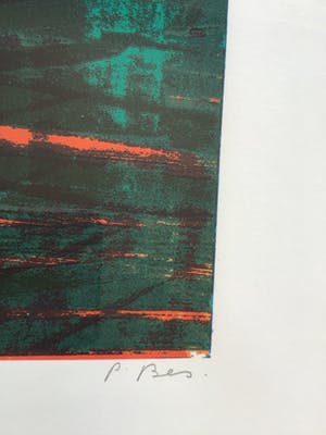Peter Bes - Zeefdruk, gesigneerd en ingelijst kopen? Bied vanaf 50!