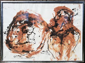 Anton Heyboer - Only love is life, gemengde techniek (ingelijst, groot) kopen? Bied vanaf 1!