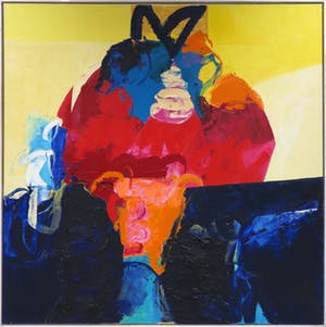 Henk van Vessem - Olieverf op doek, Zonder titel - Ingelijst (Zeer groot) kopen? Bied vanaf 500!